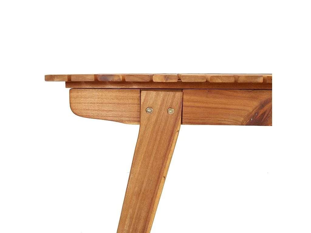Table de jardin 150x90x75 cm Bois d'acacia solide