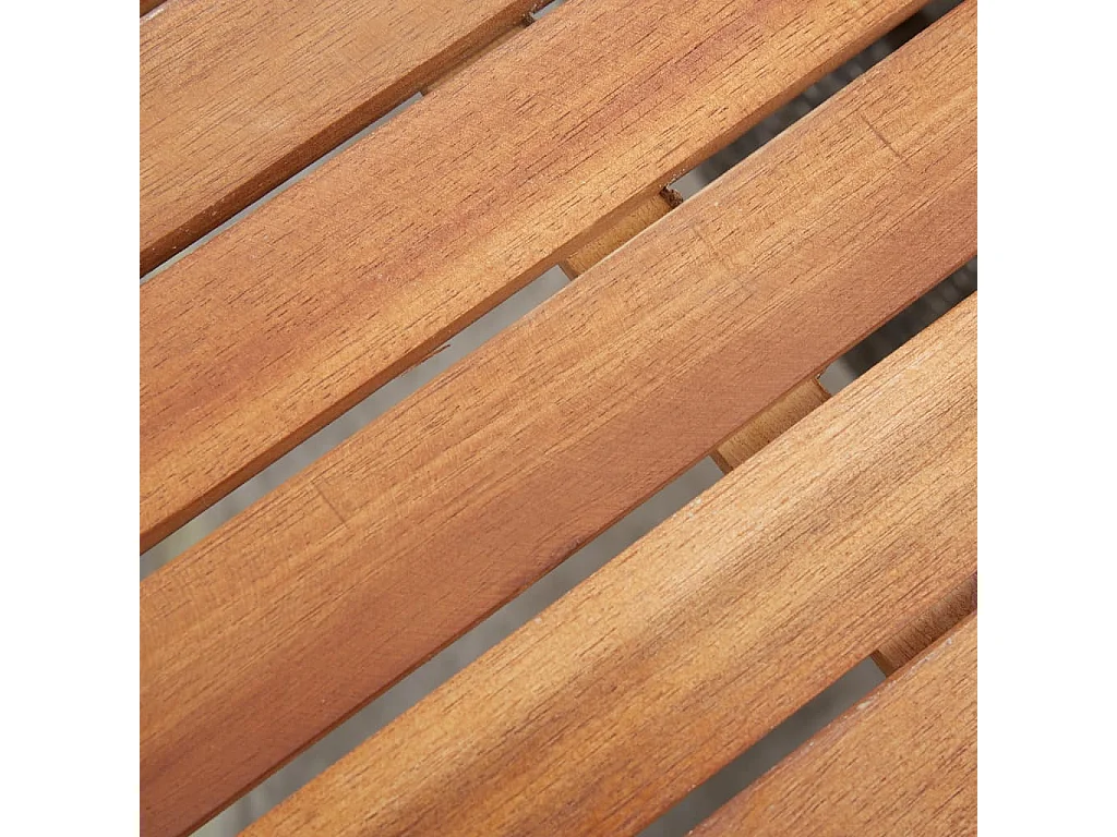 Table de jardin 240x90x74 cm Résine tressée et bois d'acacia