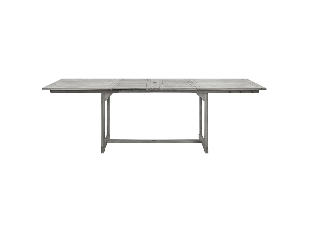 Tavolo da Pranzo per Esterni (160-240)x100x75cm Massello Acacia