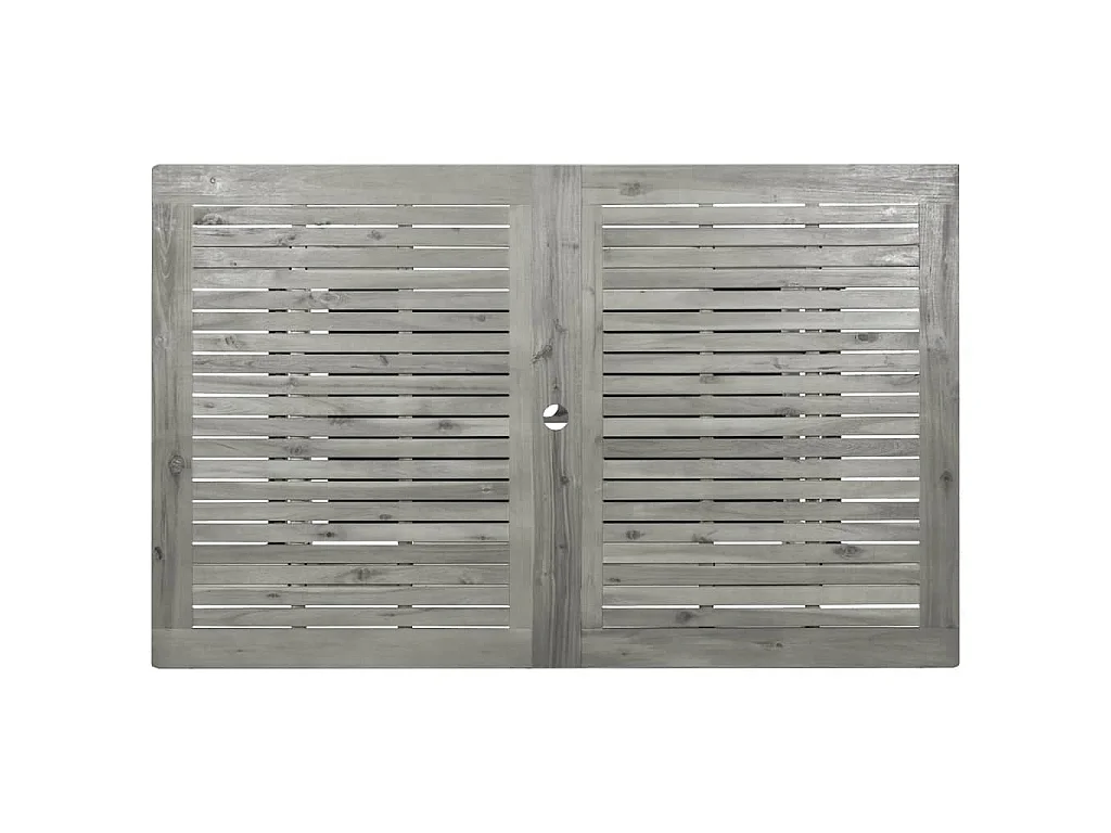 Tavolo da Pranzo per Esterni (160-240)x100x75cm Massello Acacia