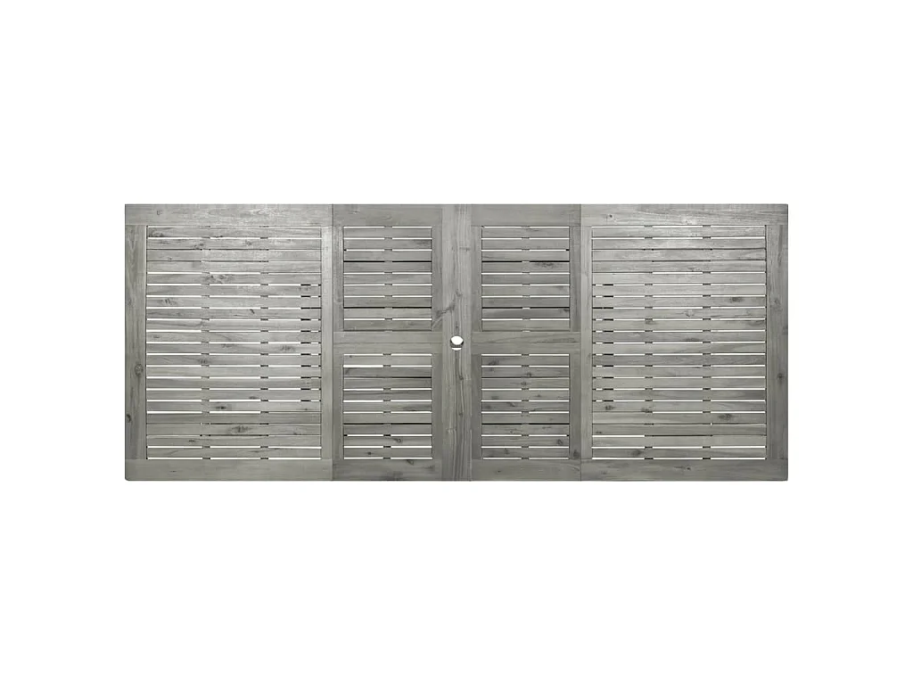 Tavolo da Pranzo per Esterni (160-240)x100x75cm Massello Acacia