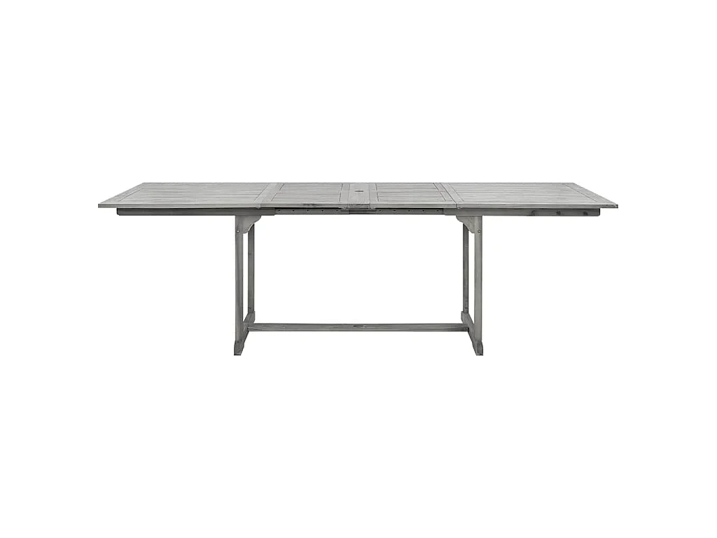 Table à dîner de jardin (160-240)x100x75cm Bois d'acacia massif