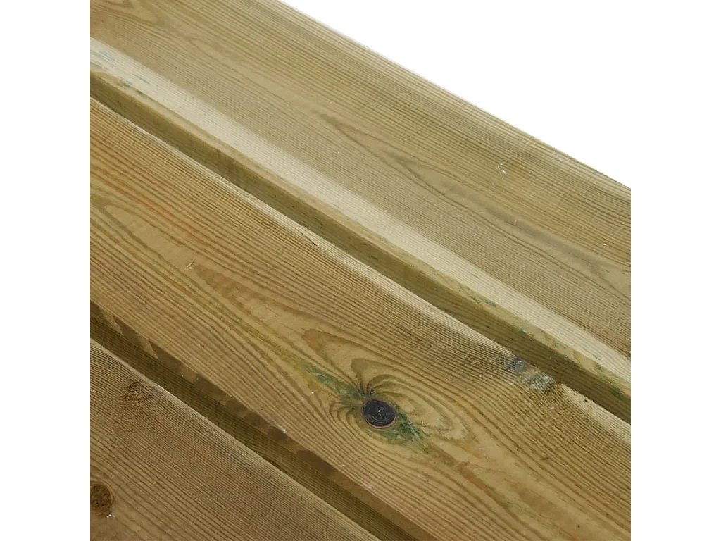 Banc de jardin 160 cm bois de pin massif imprégné