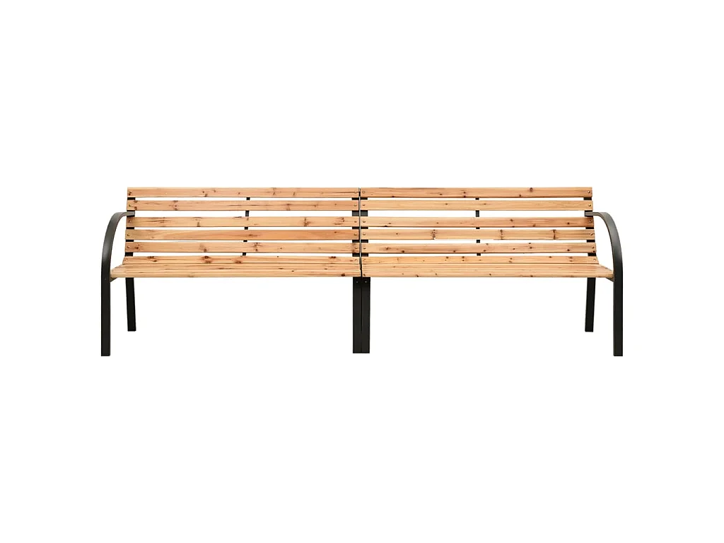 Doppel-Gartenbank 225 cm Massivholz Tanne