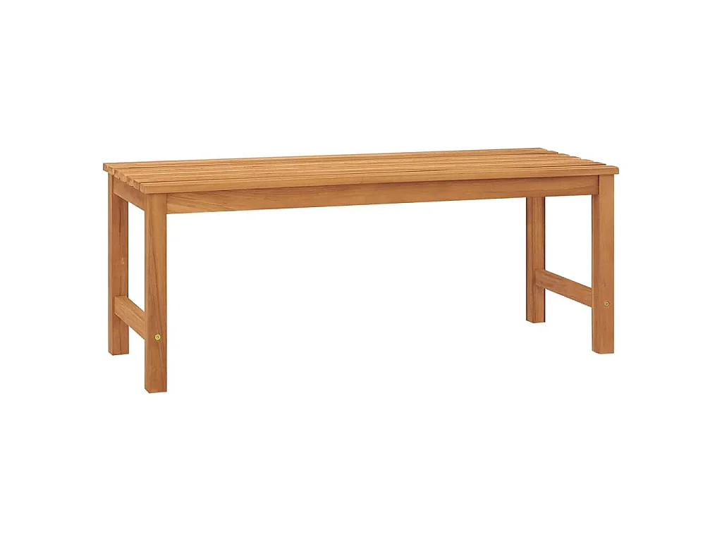 Tuinbank 114 cm massief teakhout