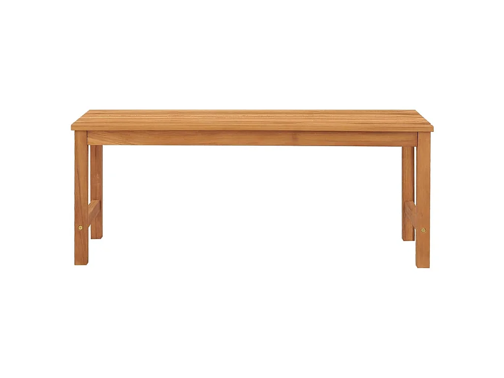Panchina da Giardino 114 cm in Legno Massello di Teak