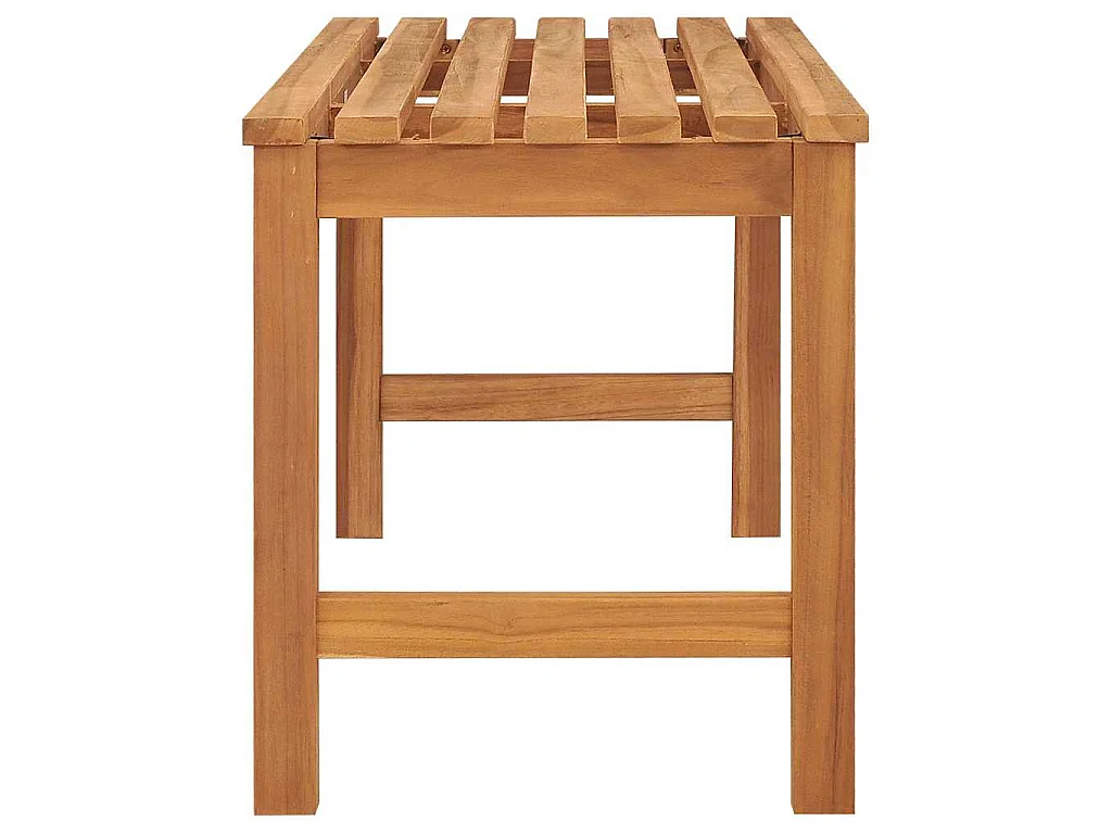 Panchina da Giardino 114 cm in Legno Massello di Teak