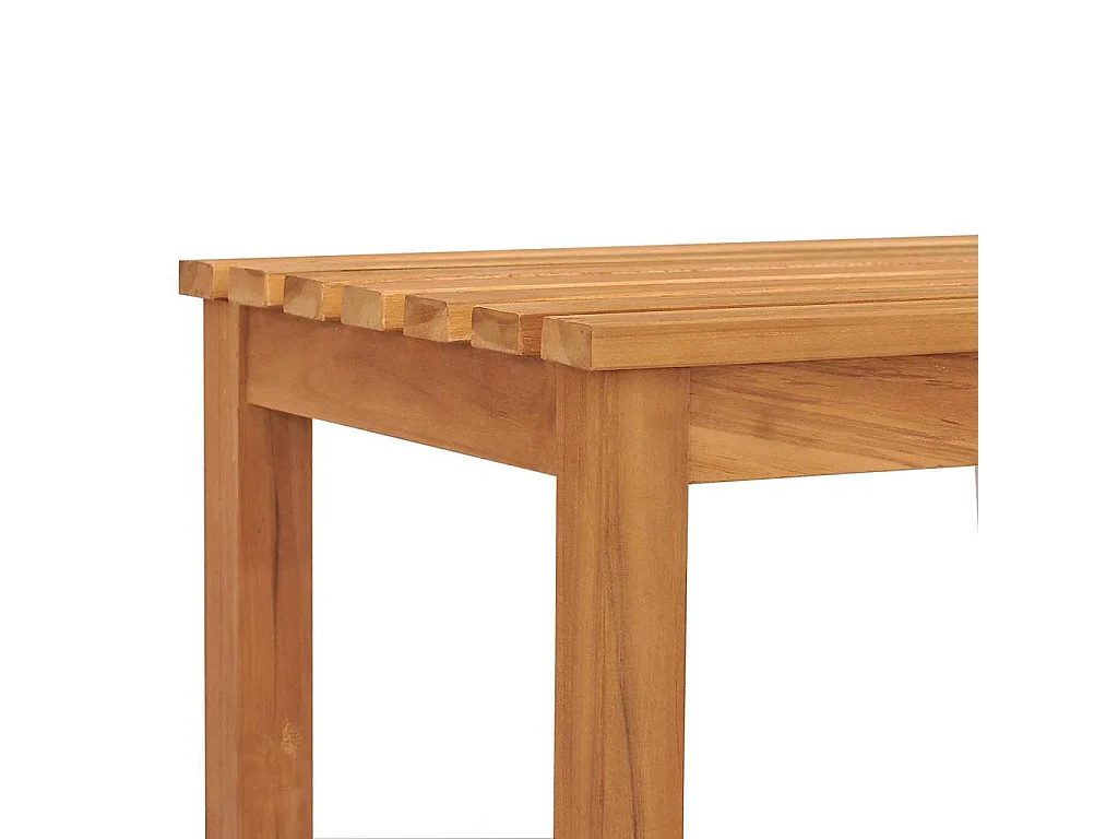 Panchina da Giardino 114 cm in Legno Massello di Teak