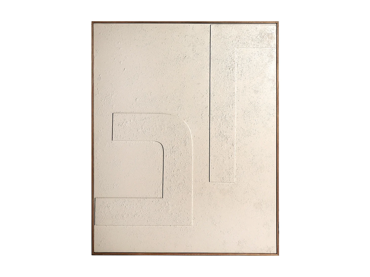 Tableau en toile beige 80x5x100 cm