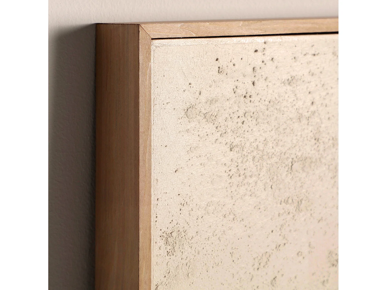 Tableau en toile beige 80x5x100 cm