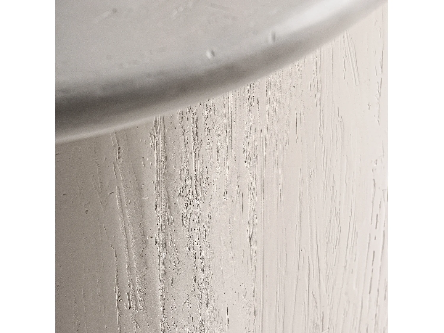 Table basse en bois de mangue blanc cassé 120x60x40 cm