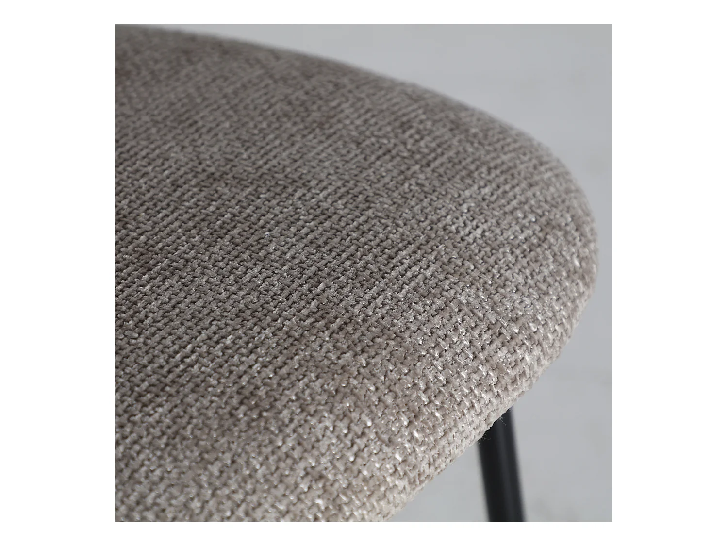 Chaise en polyester gris - lot de 2