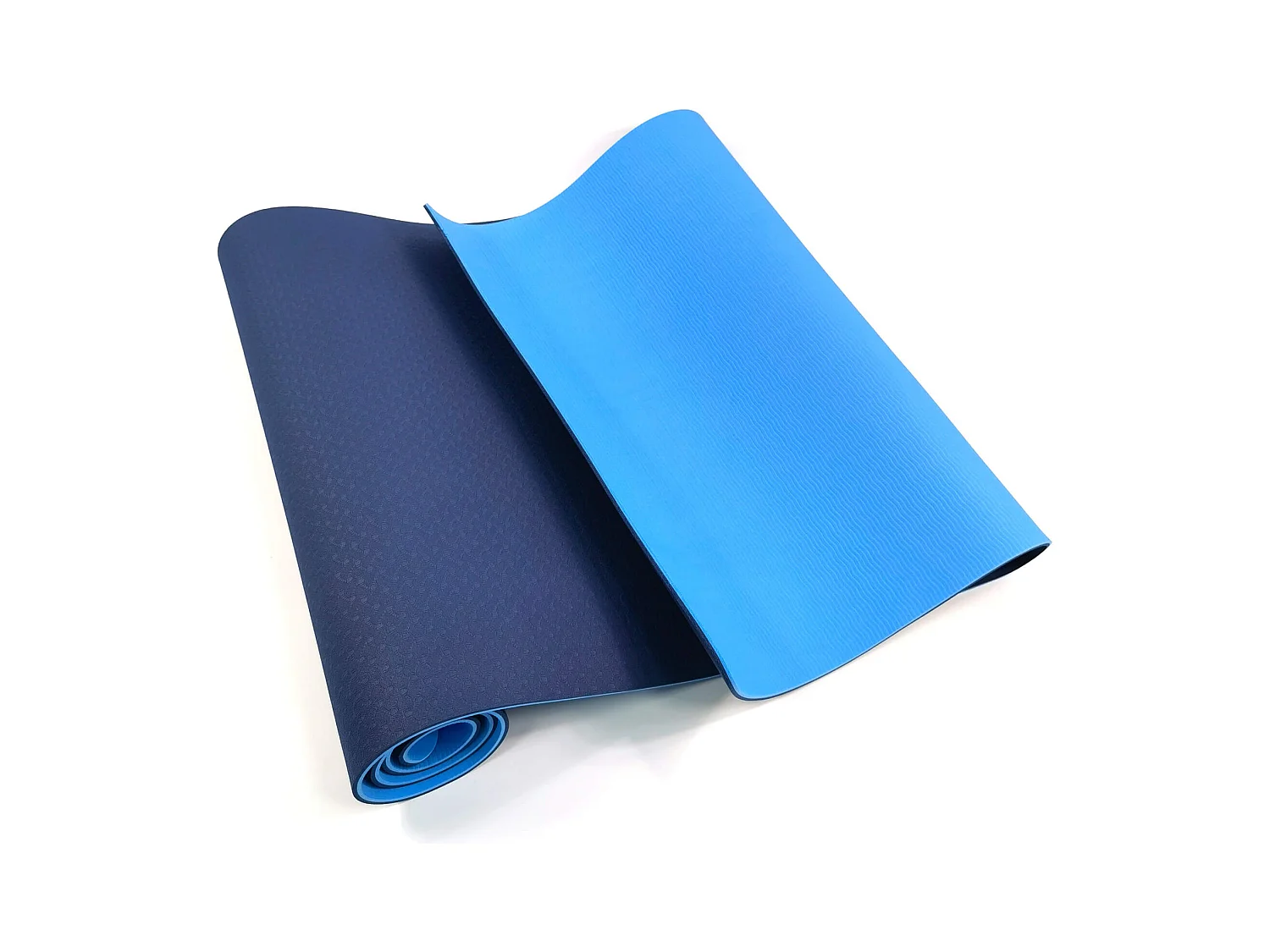 Rebecca Mobili Esterilla de Yoga Tpe Azul Antideslizante 0.6x183x61