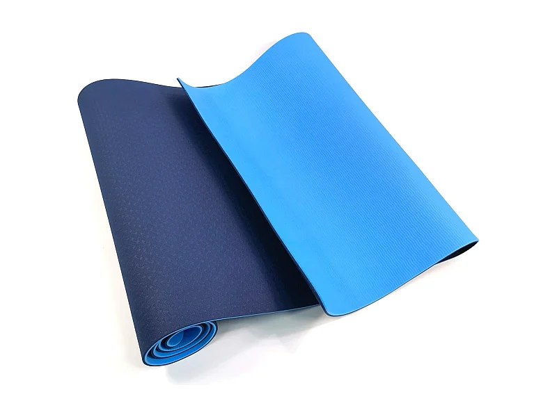 Rebecca Mobili Tapete de ioga Tpe Fitness Azul Antiderrapante 0.6x183x61