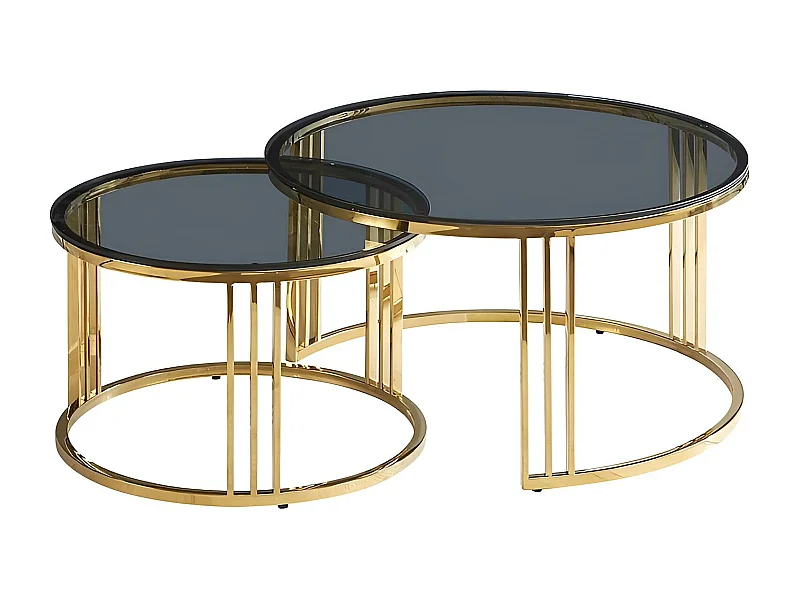 Couchtisch Set Vienna/Gold