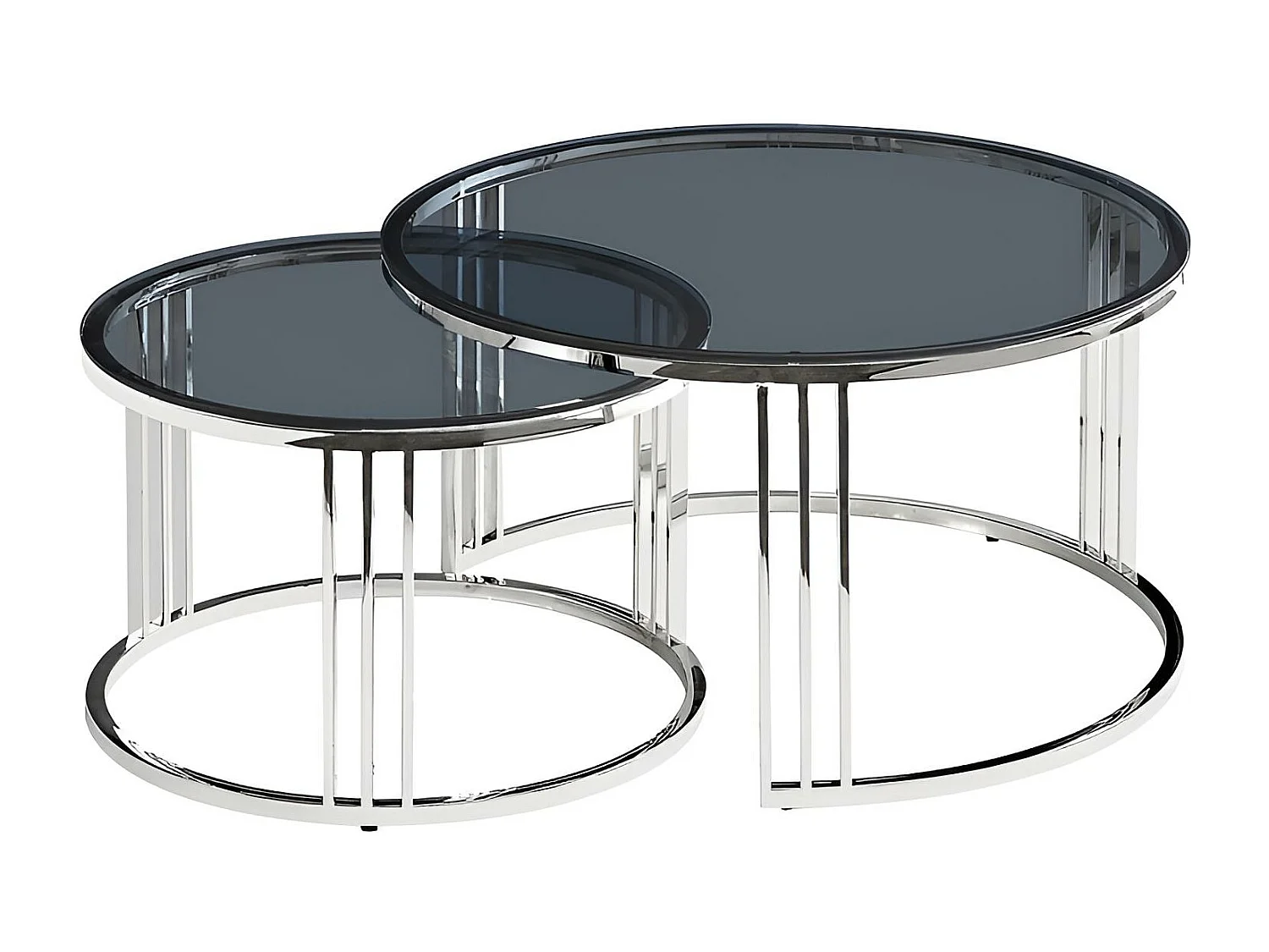 Couchtisch Set Vienna/Silber