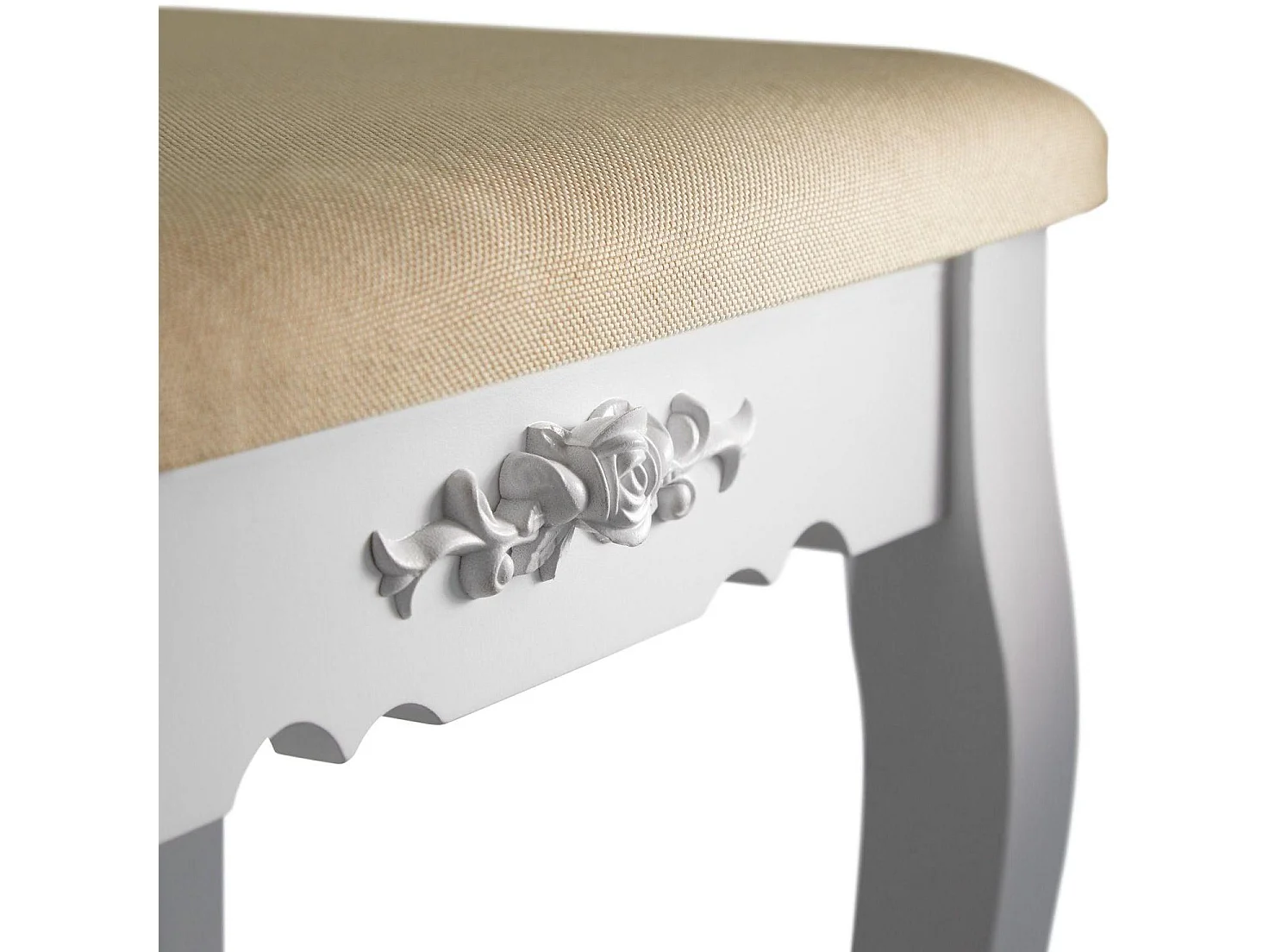 Coiffeuse avec miroir 5 blanche 80 x 40 x 138 cm 08_0000241