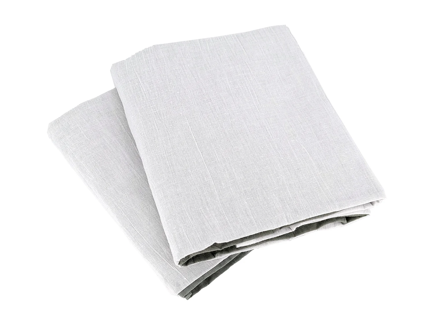 Parure de lit 3 pièces 260x240 cm HERBIER coton lavé