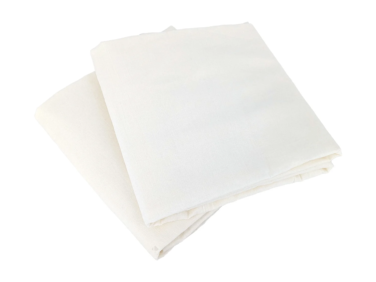 Parure de lit 3 pièces 240x220 cm FAR coton lavé blanc