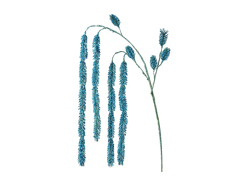 Branche de Pin Pailletée Izia Noël - Bleu / 172 cm