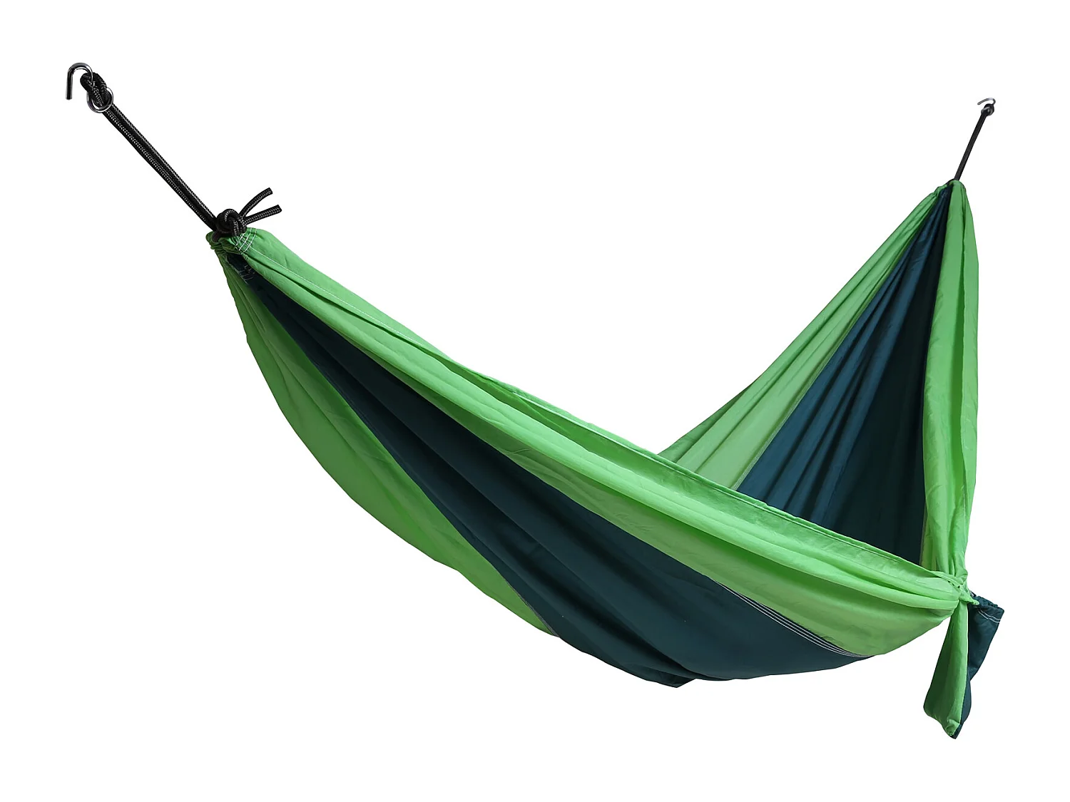 Mobili Rebecca Hamac Vert Nylon Sac de Transpor Lavable Jardin Trekking 275x136