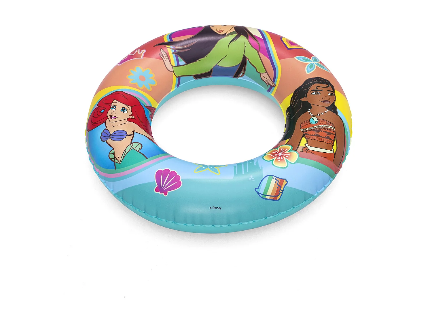 Bouée Gonflable pour Enfants de 3 à 6 ans Bestway 48 cm Design de Princesses Disney Double Chambre à Air