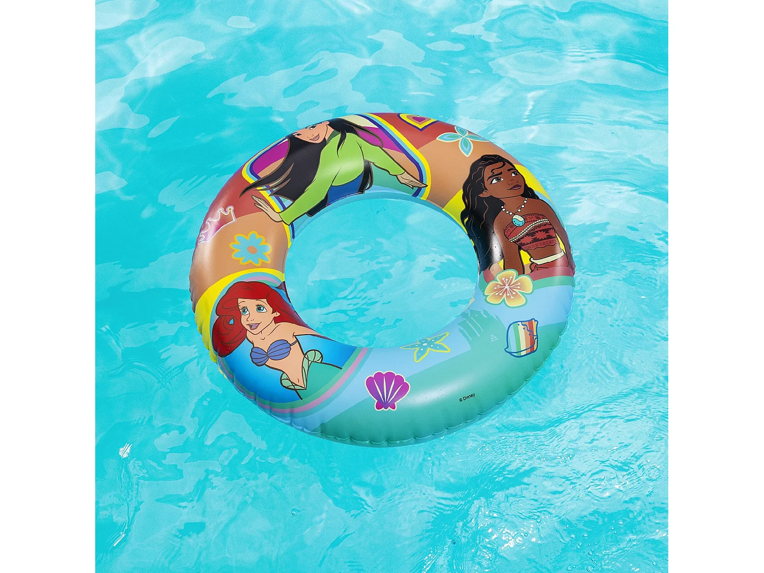 Bouée Gonflable pour Enfants de 3 à 6 ans Bestway 48 cm Design de Princesses Disney Double Chambre à Air