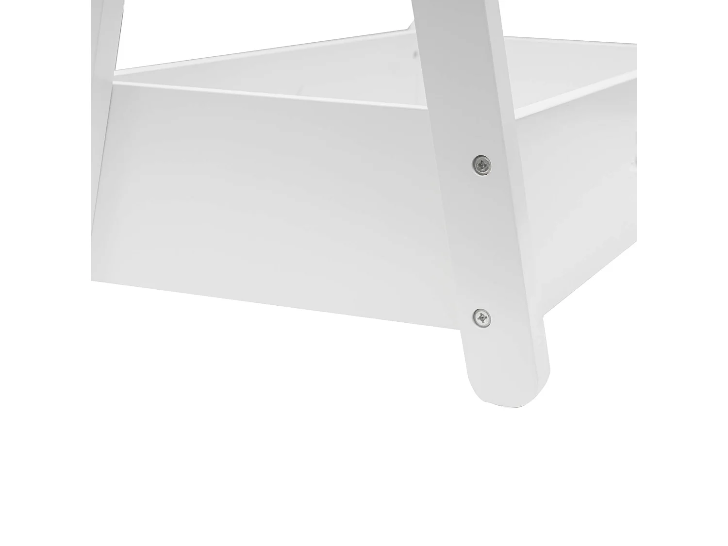 Rebecca Mobili Cintre pour Enfants Porte-vêtements Montessori Blanc MDF Pin avec Etagère