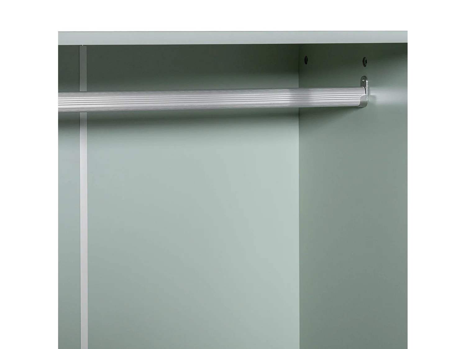 Guardaroupa Mobili Rebecca Kala 175x80x55 MDF Pinho Verde Agua Marrom Escandinavo Para Montar