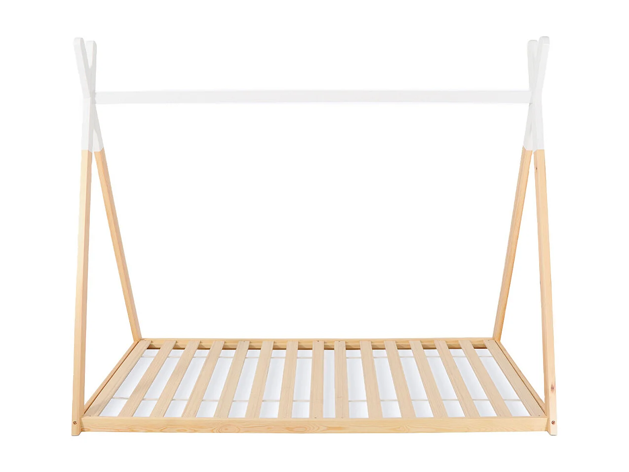 Lit tipi enfant Montessori au sol 90x190cm