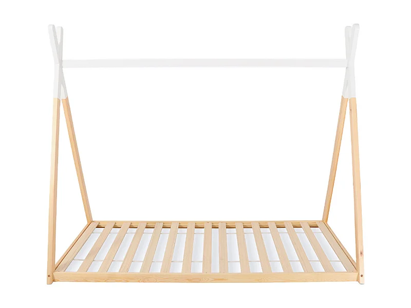 Lit tipi enfant Montessori au sol 90x190cm