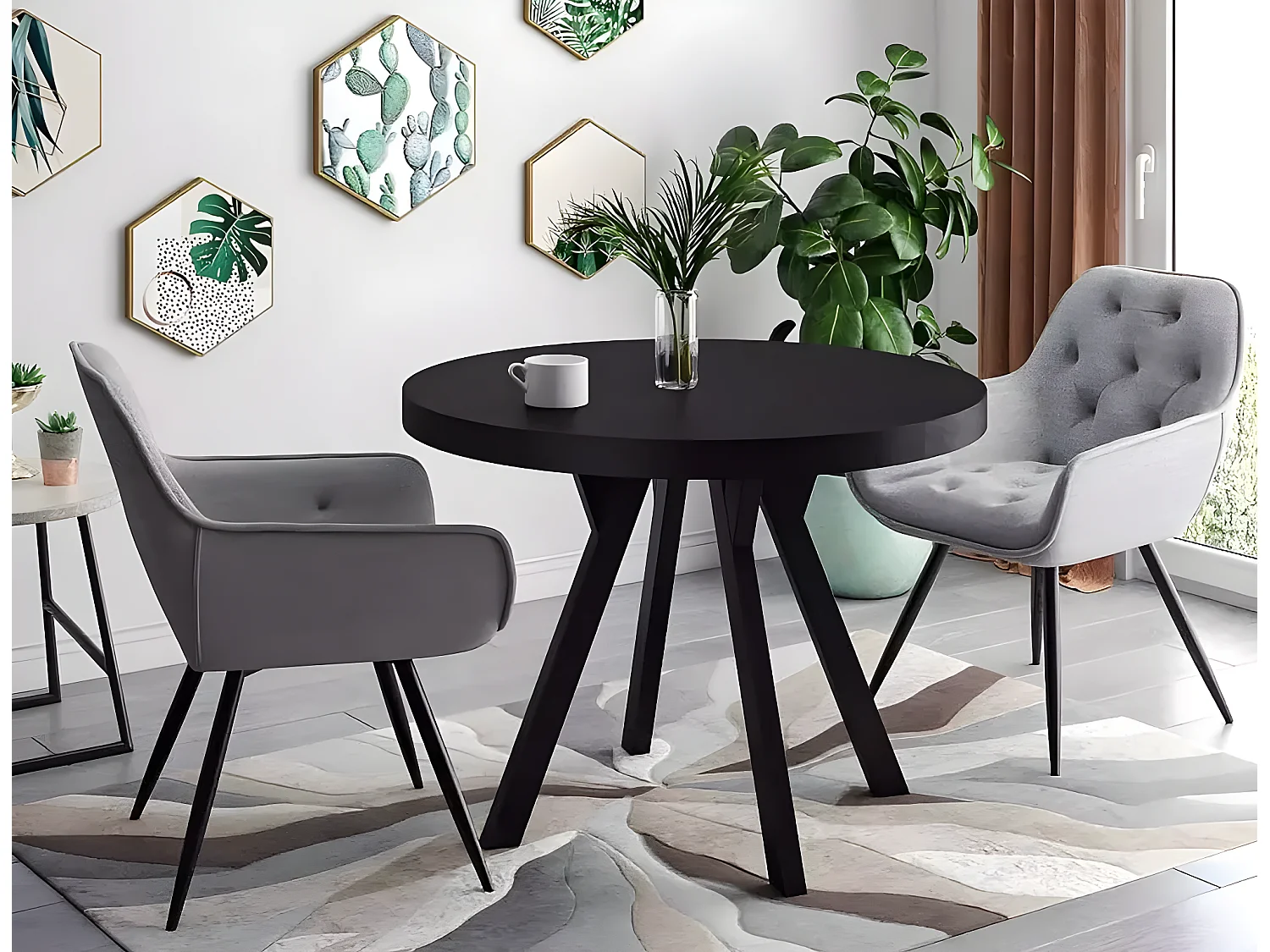 Esstisch Domingo/Schwarz