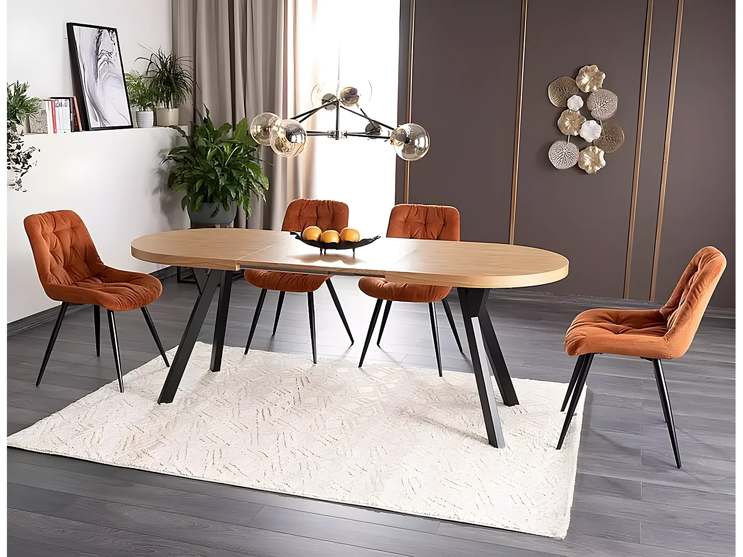 Esstisch Domingo/Braun&Schwarz