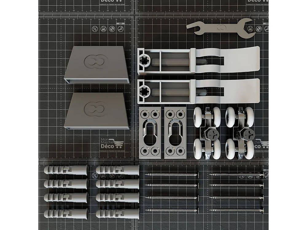 Kit Quincaillerie - Rail Coulissant Coulicool