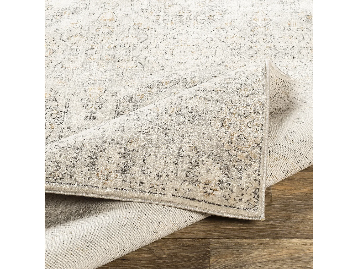 Vintage Oosters Tapijt - Grijs/Beige - 160x220cm - LOTUS