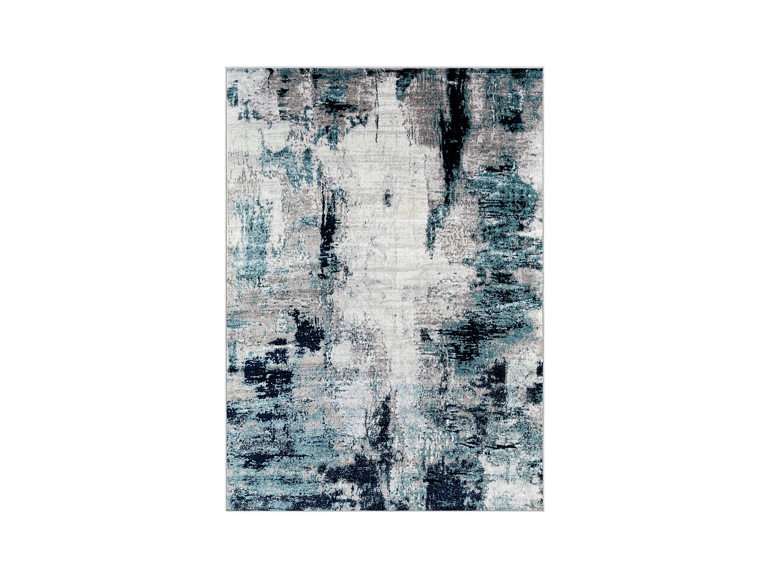 Modern Abstract Tapijt - Blauw/Grijs - 140x200cm - GIULIA