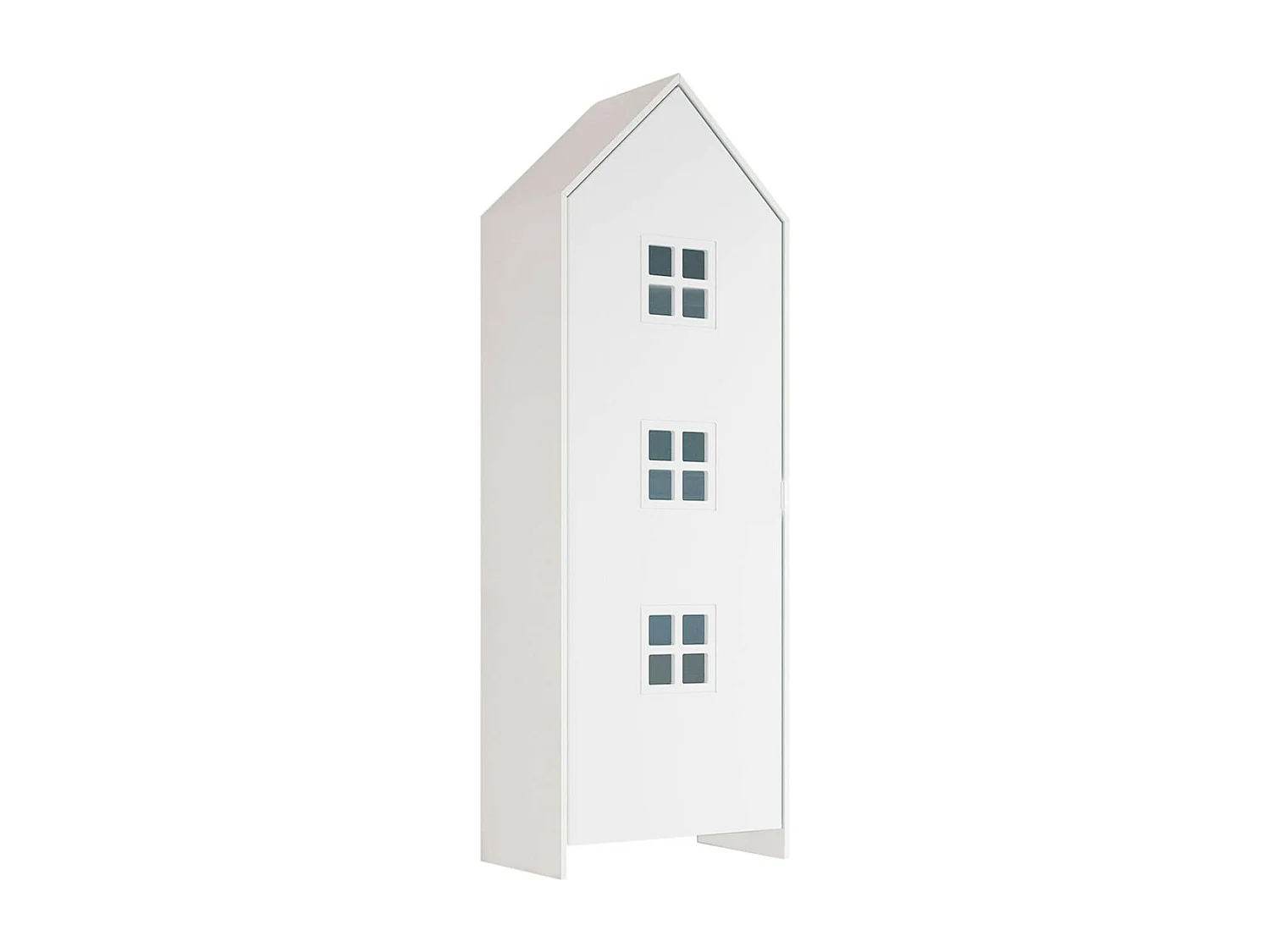 BEAUVILLE - Pack 2 Armoires Cabane 1 Porte Bleue et Blanche