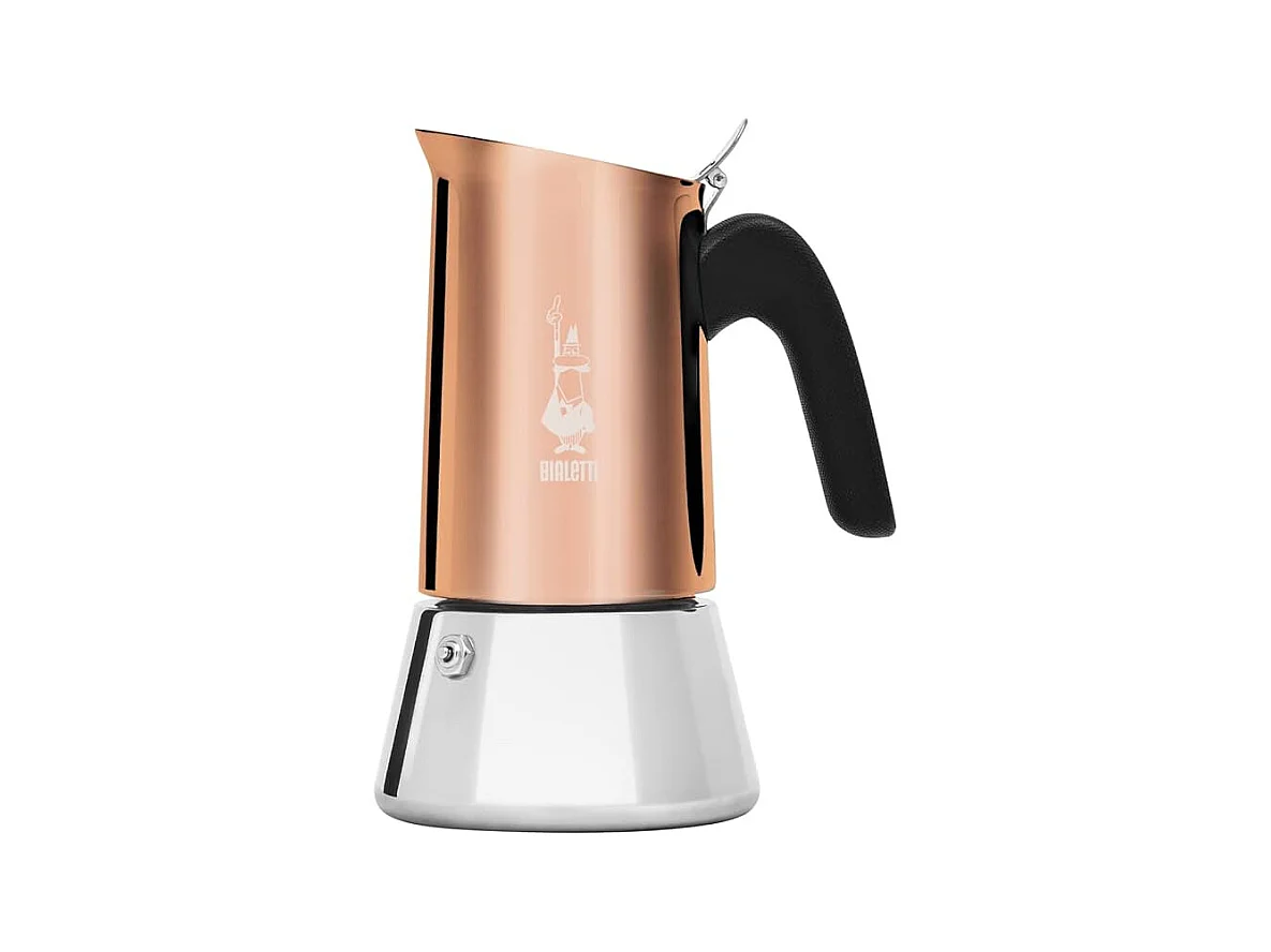 Cafetière induction 6 tasses Venus cuivre en inox