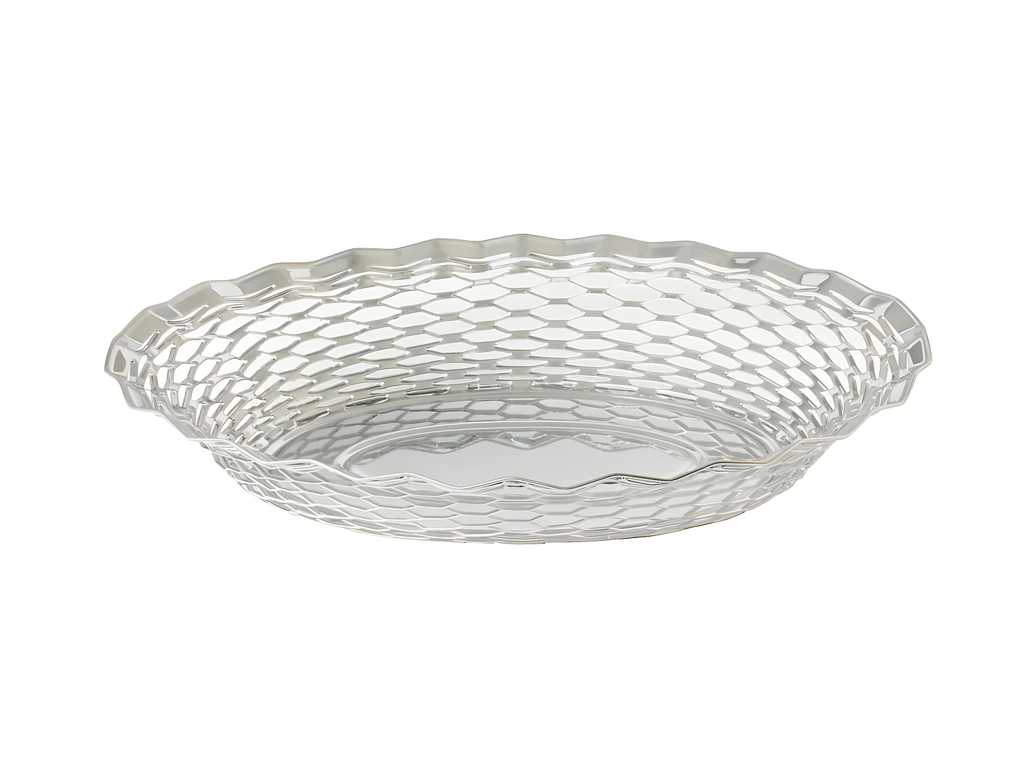 Corbeille à pain inox 30x24 cm