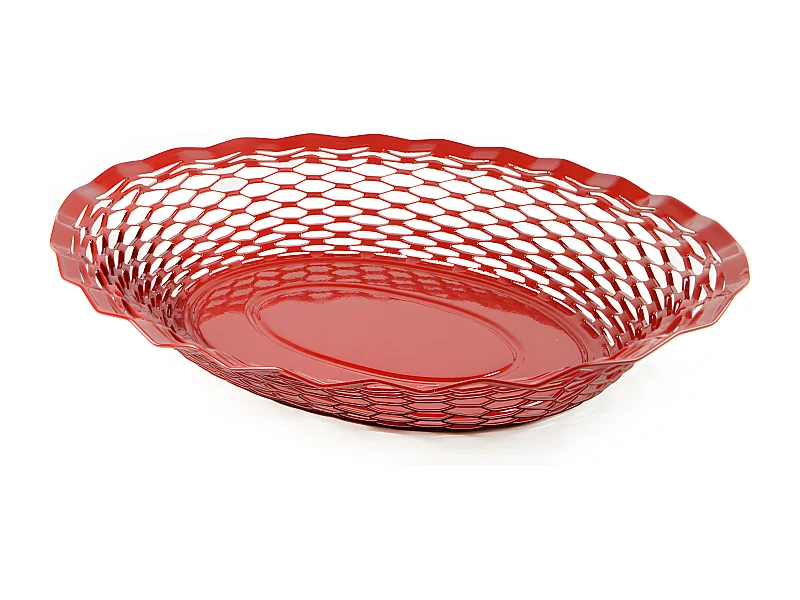 Corbeille à pain 30x24 cm rouge