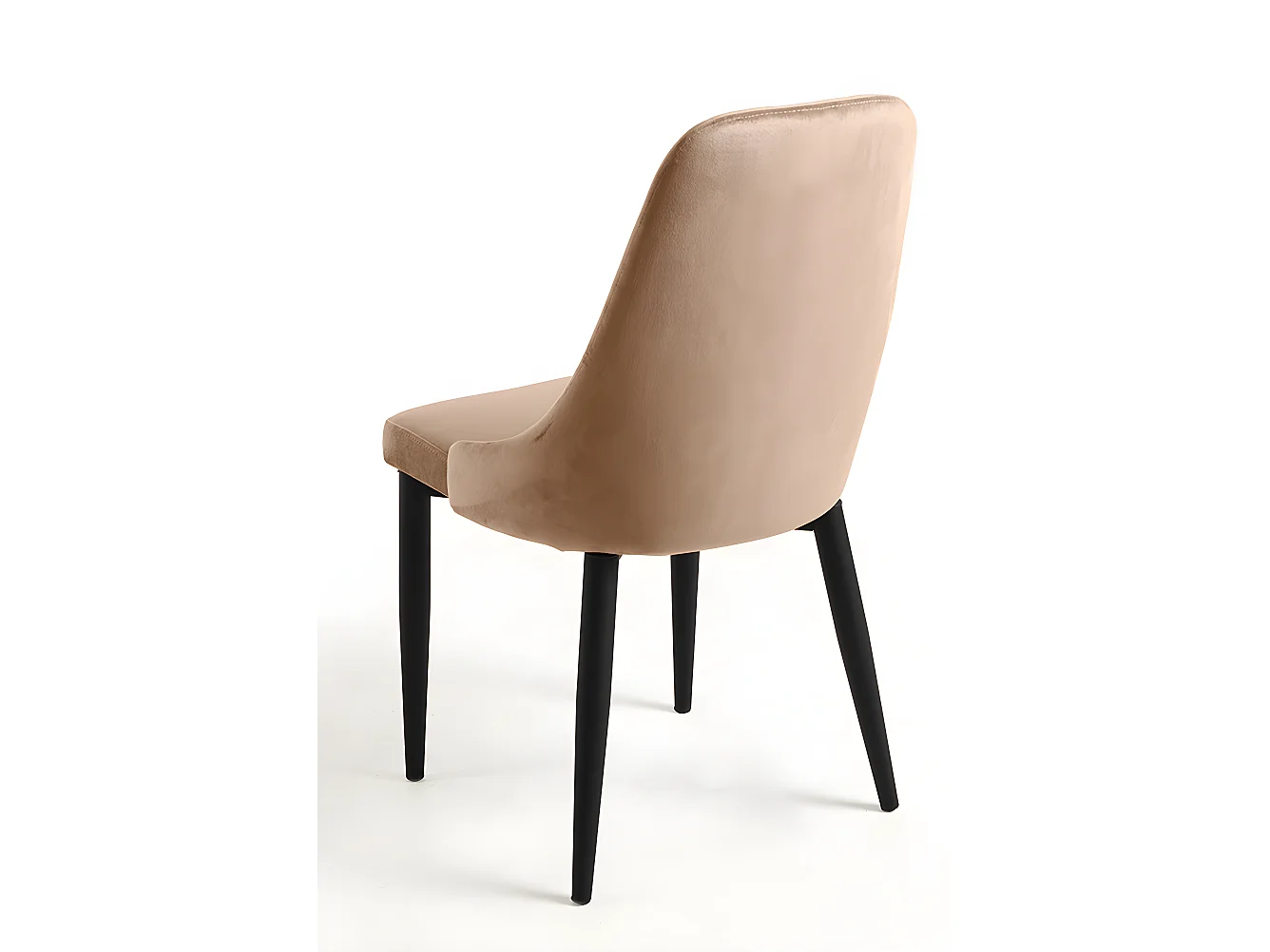 Packs Sillas Comedor - Pack 6 Sillas Kan Terciopelo - Marrón Claro