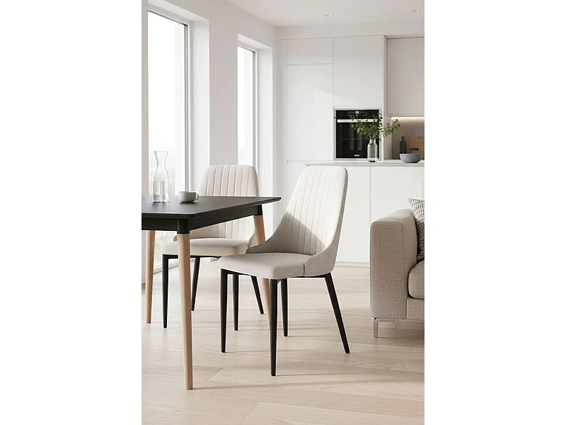 Sillas Comedor - Silla Kan Terciopelo - Beige
