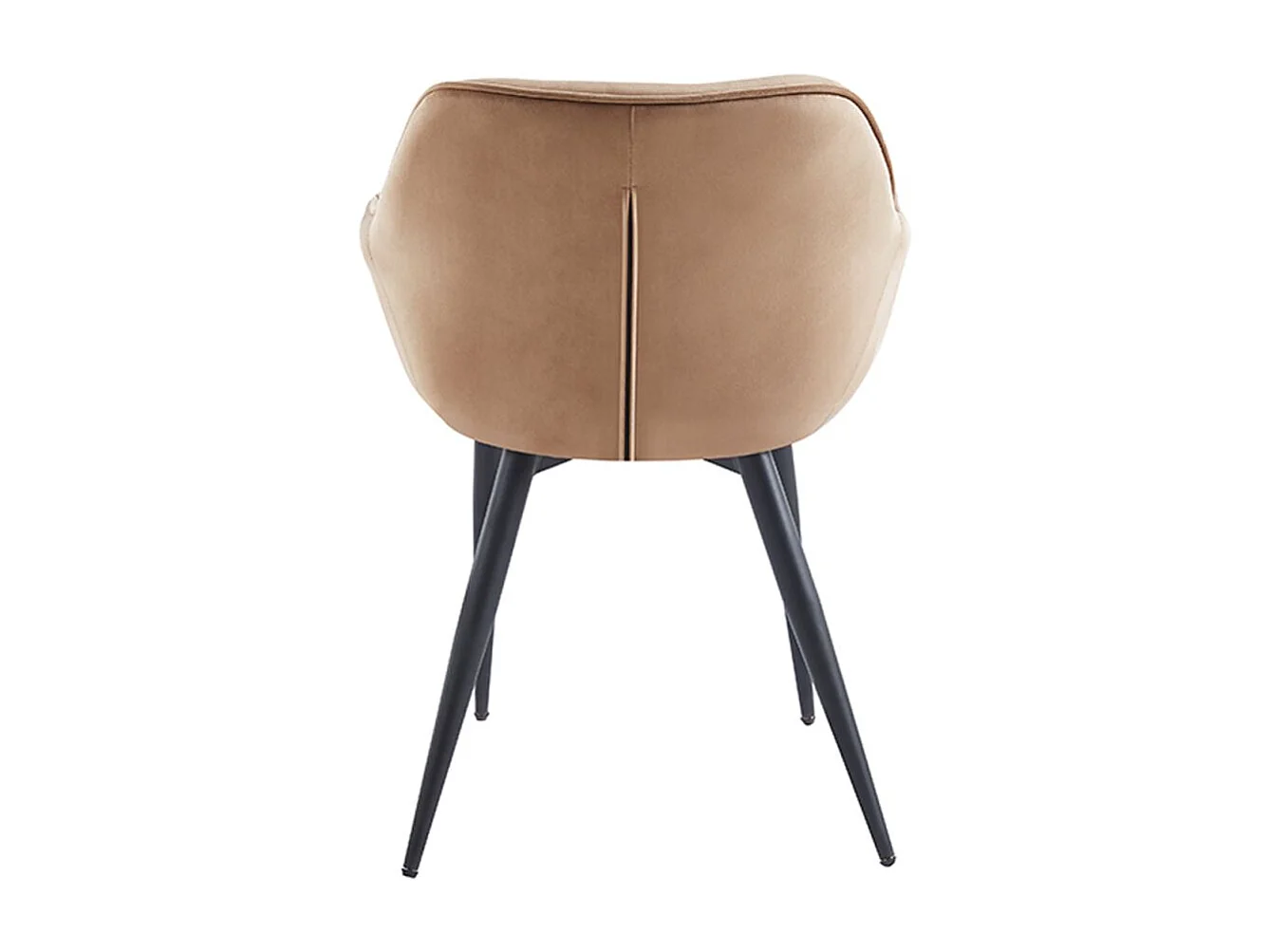 Sillas Comedor - Silla Zandel Black Terciopelo - Champán