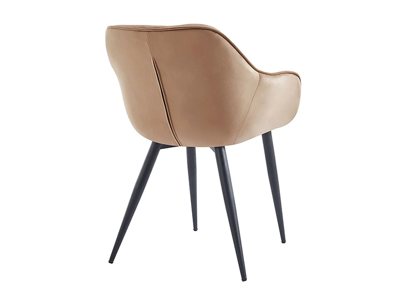 Sillas Comedor - Silla Zandel Black Terciopelo - Champán