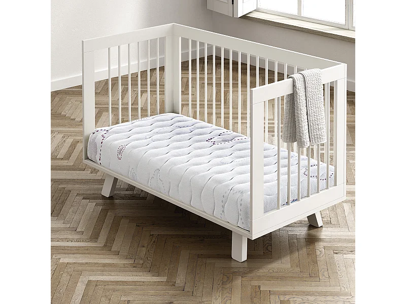 Colchão PIKOLIN de berço ergonômico 15cm, espuma HR, alta firmeza, 80x130