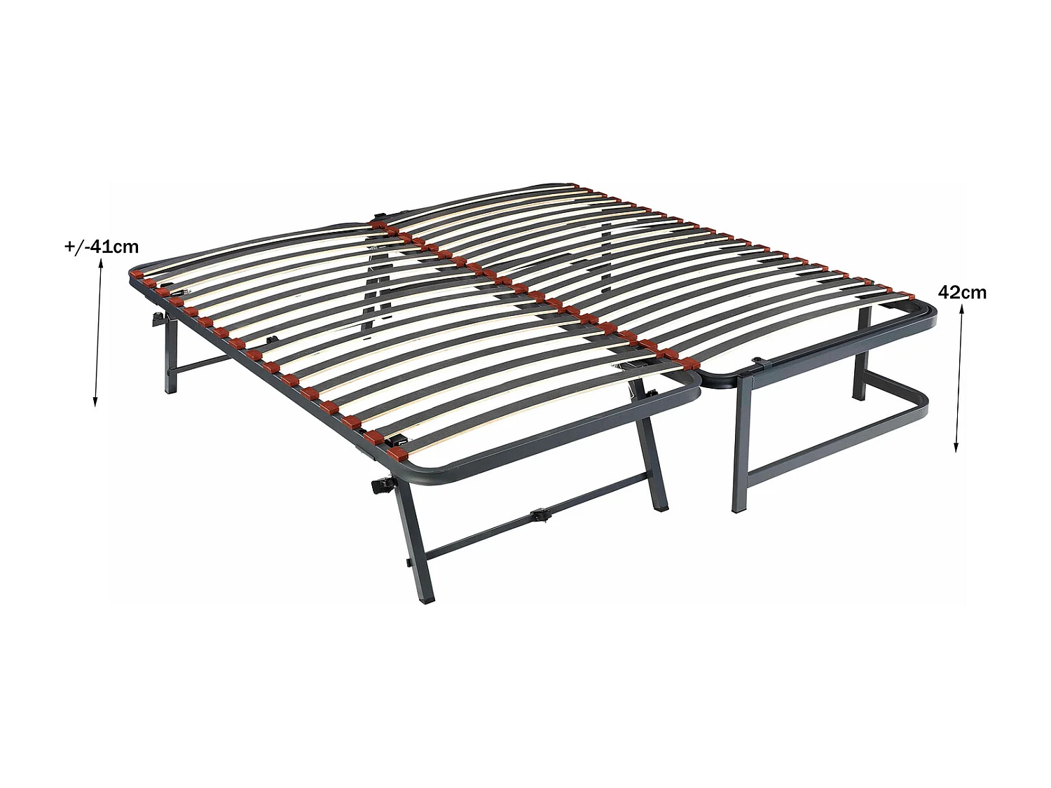 Cama supletoria 105x190cm | PIKOLIN | Somier Nido+patas | Invitados