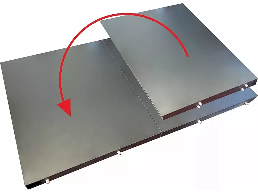 Tavolo da pranzo Nevio/Marrone&Nero