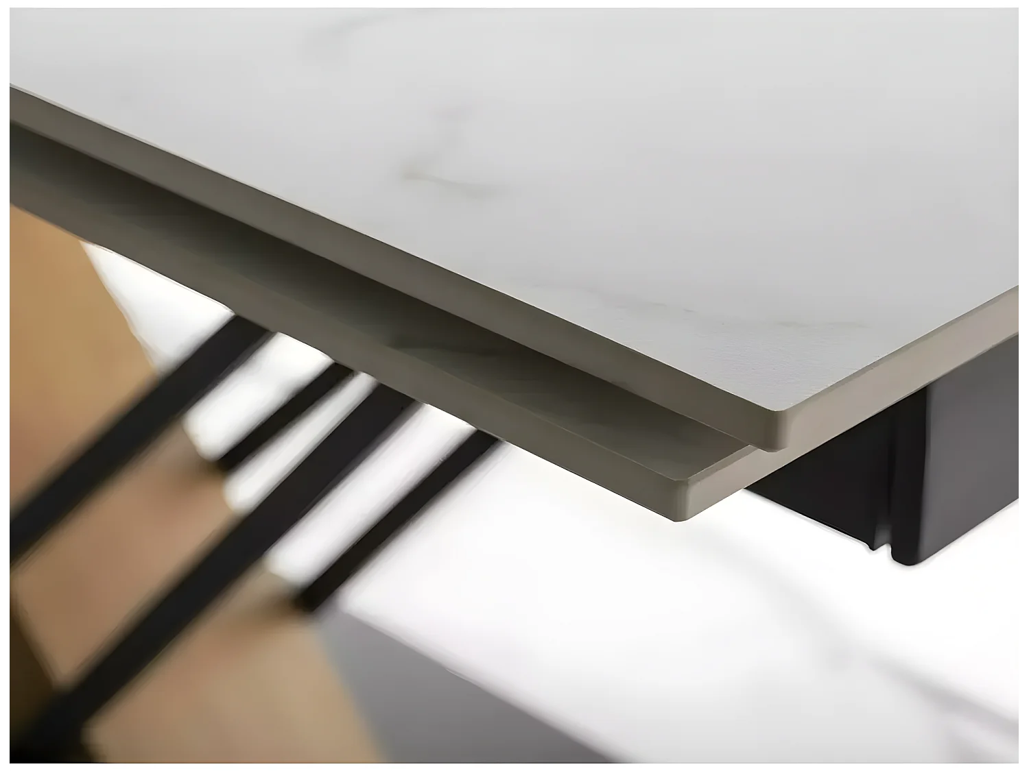 Table à manger Genesis/Blanc/90x220