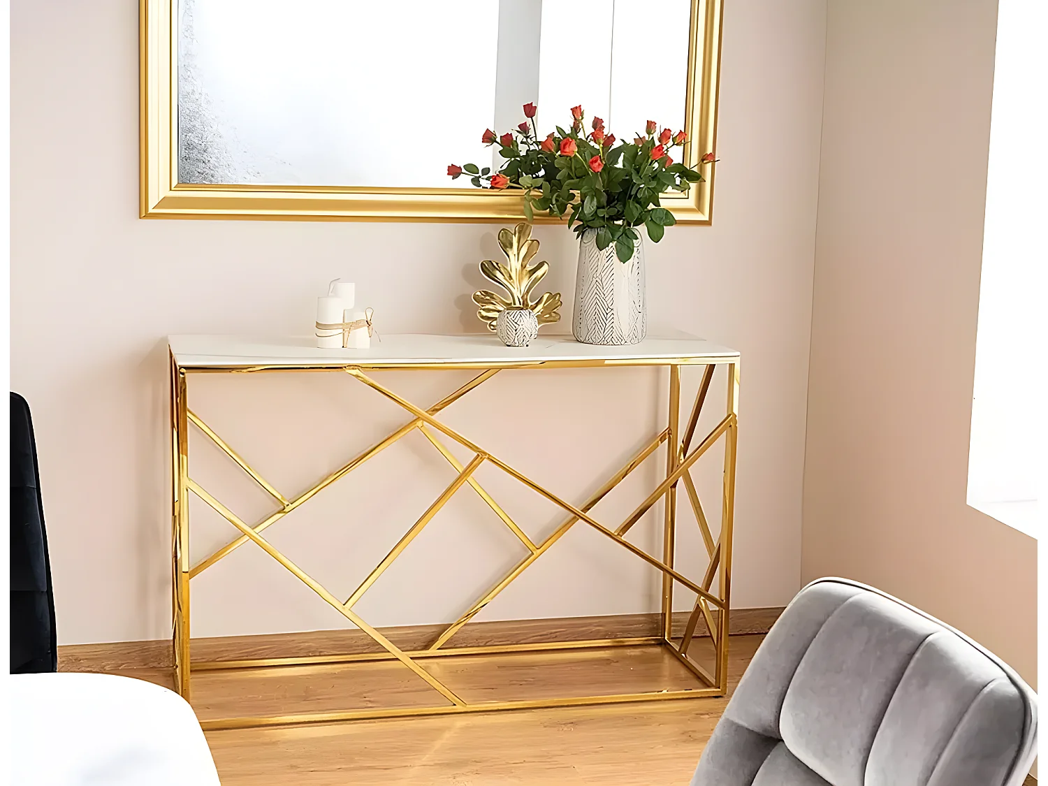 Consolle Escada/Bianco&Oro