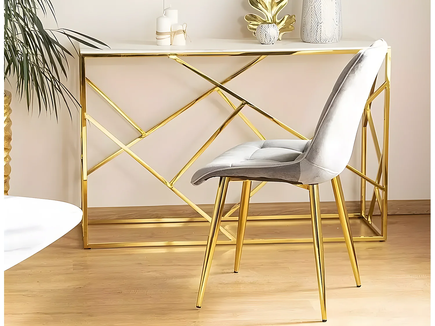 Consolle Escada/Bianco&Oro